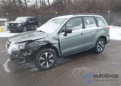 2017 Subaru Forester 2.5I из США, поврежденный, VIN JF2SJABC4HH570133